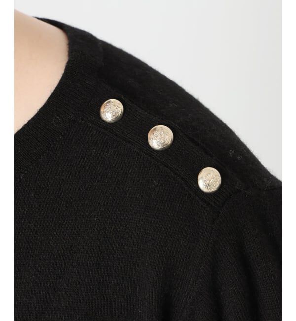 Spick and Span「VIS/Wショルダーボタンプルオーバー」|ニット・セーター|