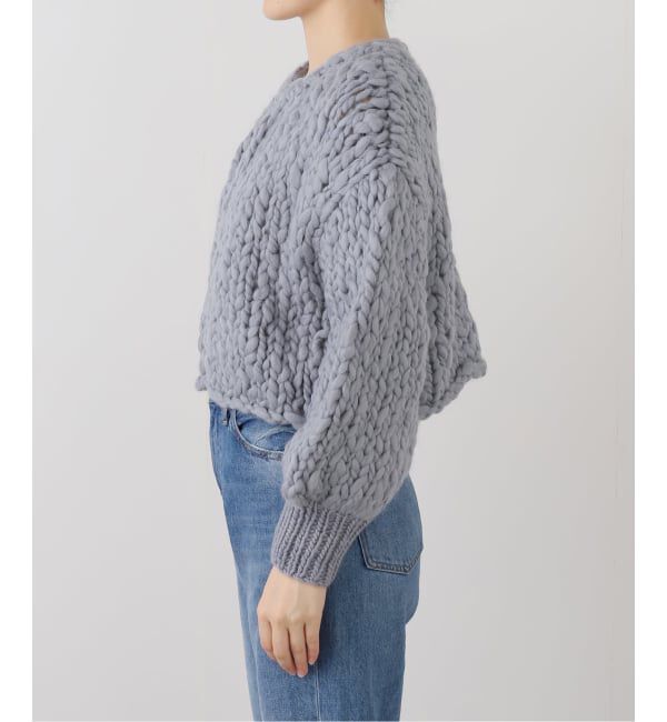 NOBLE「HAND KNIT ショートカーディガン」|カーディガン|