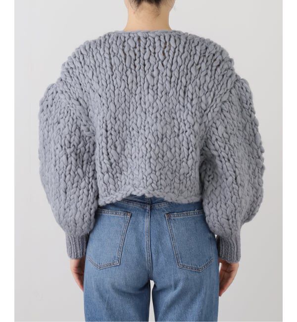 NOBLE「HAND KNIT ショートカーディガン」|カーディガン|