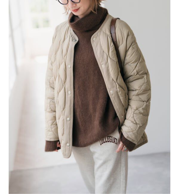 Spick and Span「TAION / タイオン *Spick別注キルティングブルゾン」|ダウン|