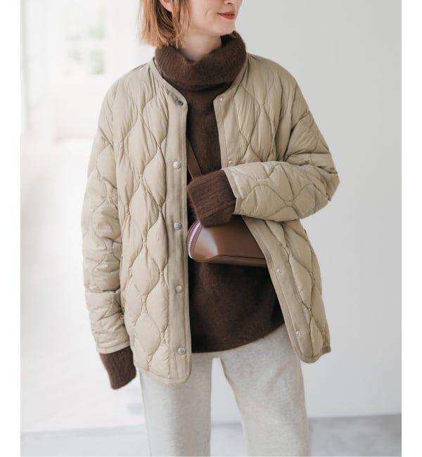 Spick and Span「TAION / タイオン *Spick別注キルティングブルゾン」|ダウン|