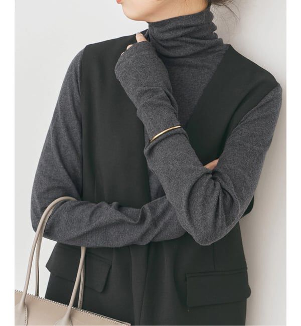 Spick and Span「《追加》ハイネックプルオーバー」|Tシャツ・カットソー|ブラック D