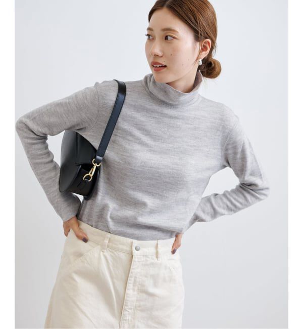 FRAMeWORK「≪WEB限定追加≫スムースタートルネック」|Tシャツ・カットソー|グレーB