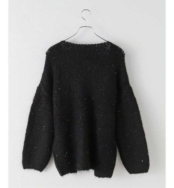 NOBLE「COUTURE D&rsquo;ADAM/クチュールドアダム Sequin Fluffy Knit カーディガン」|カーディガン|