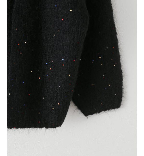 NOBLE「COUTURE D&rsquo;ADAM/クチュールドアダム Sequin Fluffy Knit カーディガン」|カーディガン|
