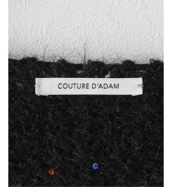 NOBLE「COUTURE D&rsquo;ADAM/クチュールドアダム Sequin Fluffy Knit カーディガン」|カーディガン|