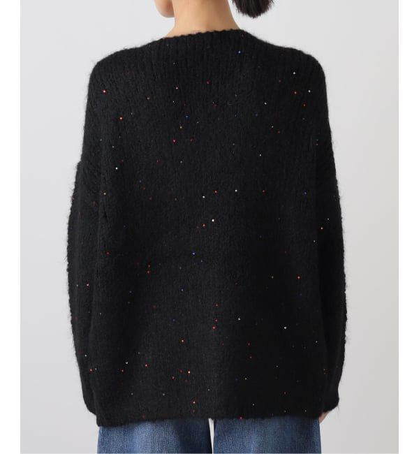 NOBLE「COUTURE D&rsquo;ADAM/クチュールドアダム Sequin Fluffy Knit カーディガン」|カーディガン|