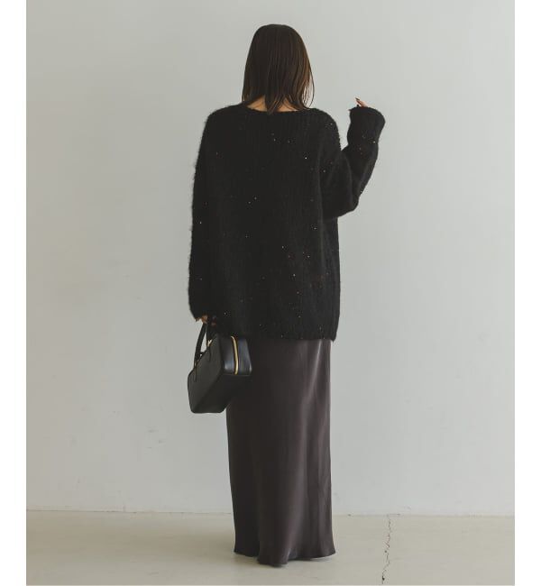 NOBLE「COUTURE D&rsquo;ADAM/クチュールドアダム Sequin Fluffy Knit カーディガン」|カーディガン|