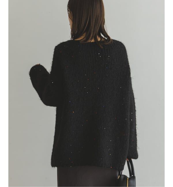 NOBLE「COUTURE D&rsquo;ADAM/クチュールドアダム Sequin Fluffy Knit カーディガン」|カーディガン|