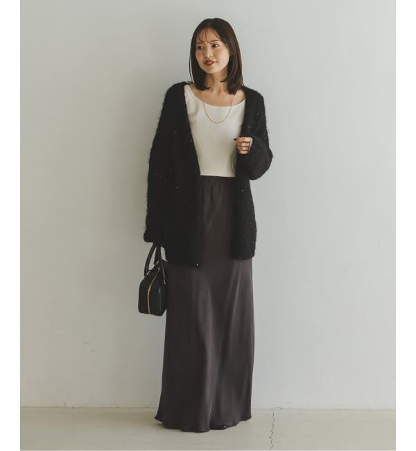 NOBLE「COUTURE D&rsquo;ADAM/クチュールドアダム Sequin Fluffy Knit カーディガン」|カーディガン|