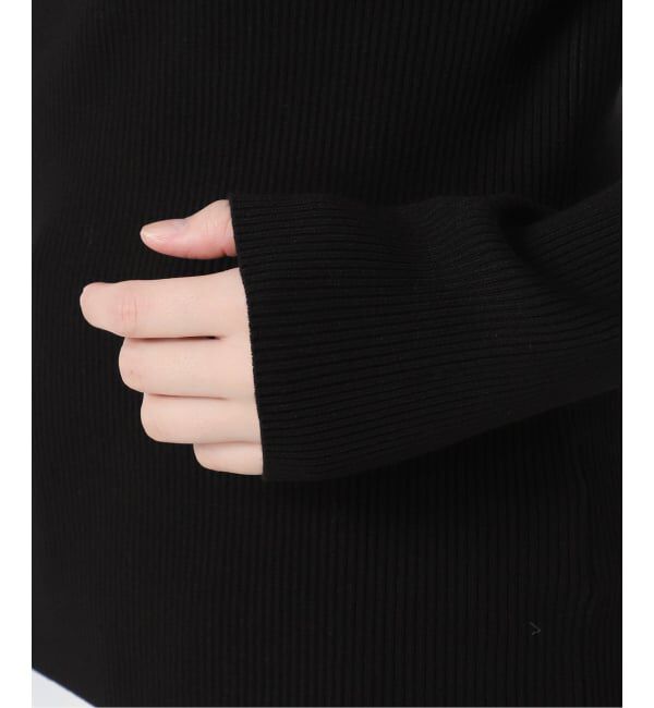 NOBLE「《WEB限定追加》ショルダーボタンタイトリブニット」|ニット・セーター|