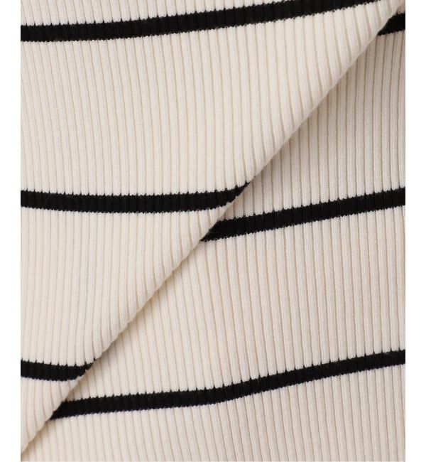 NOBLE「《WEB限定追加》ショルダーボタンタイトリブニット」|ニット・セーター|