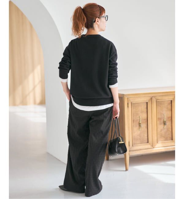 Spick and Span「《WEB限定 / 追加》ESSENCEロゴニット」|ニット・セーター|