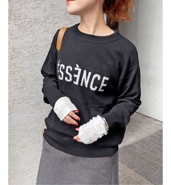 Spick and Span「《WEB限定 / 追加》ESSENCEロゴニット」|ニット・セーター|