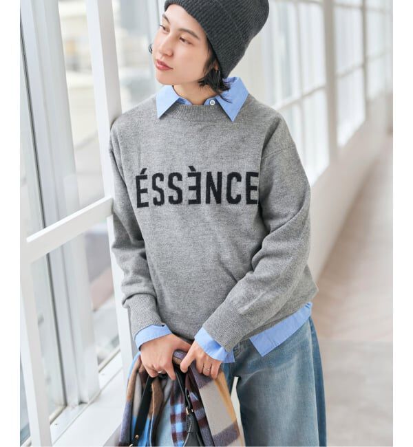 Spick and Span「《WEB限定 / 追加》ESSENCEロゴニット」|ニット・セーター|