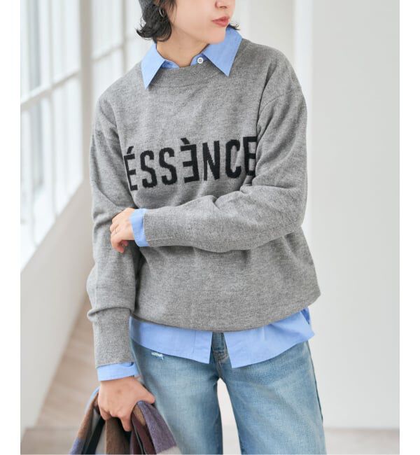 Spick and Span「《WEB限定 / 追加》ESSENCEロゴニット」|ニット・セーター|