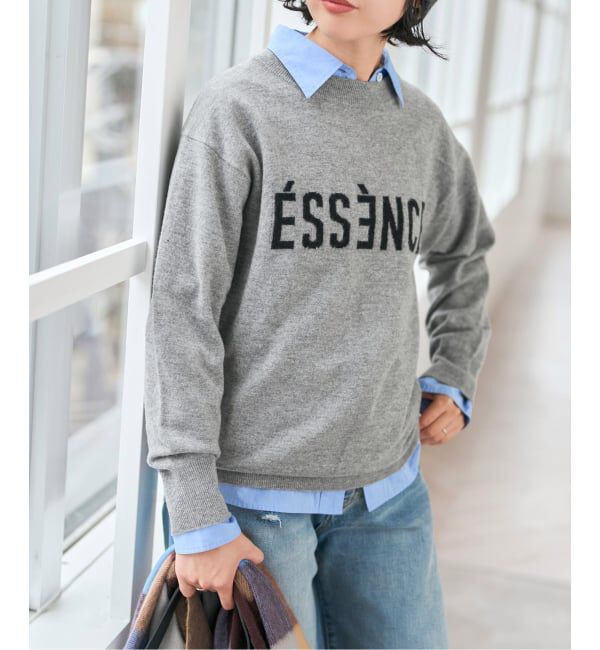 Spick and Span「《WEB限定 / 追加》ESSENCEロゴニット」|ニット・セーター|