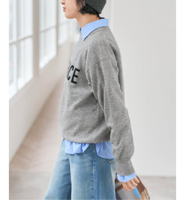 Spick and Span「《WEB限定 / 追加》ESSENCEロゴニット」|ニット・セーター|