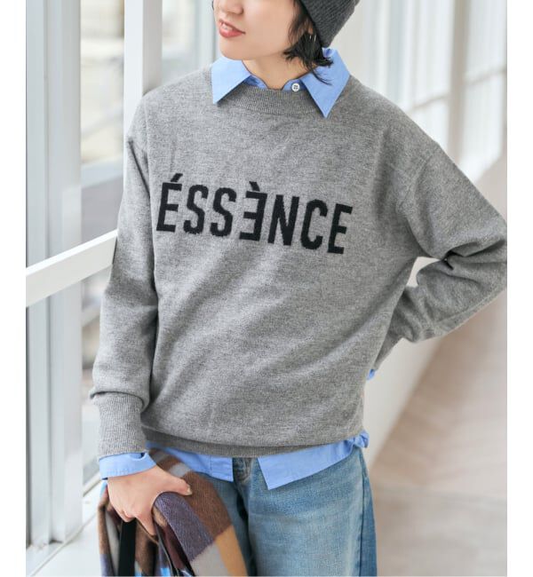 Spick and Span「《WEB限定 / 追加》ESSENCEロゴニット」|ニット・セーター|