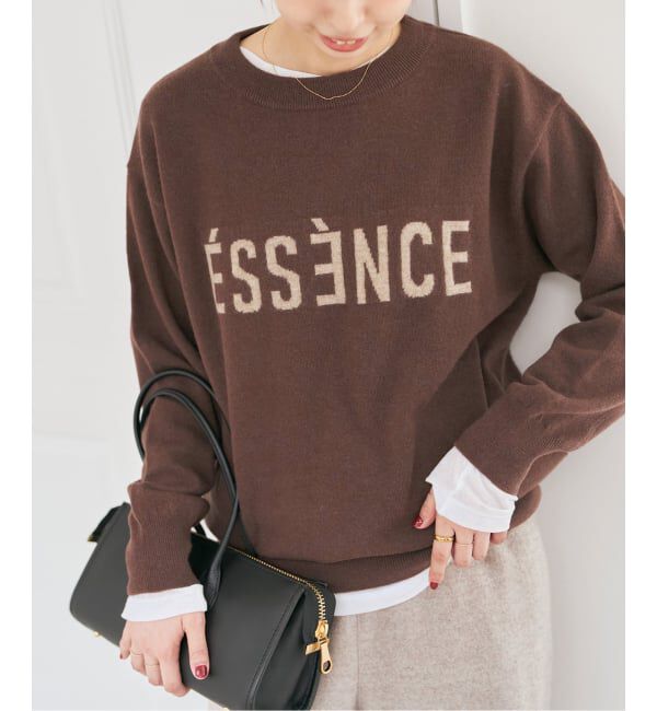 Spick and Span「《WEB限定 / 追加》ESSENCEロゴニット」|ニット・セーター|