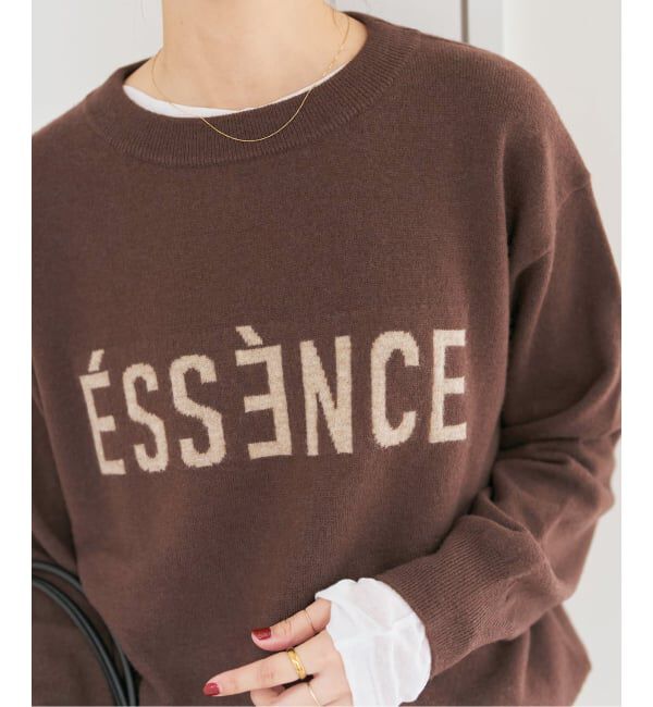 Spick and Span「《WEB限定 / 追加》ESSENCEロゴニット」|ニット・セーター|