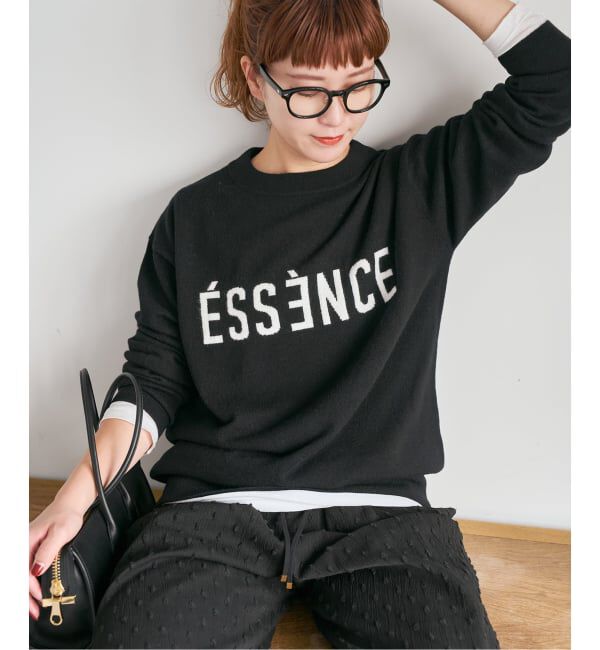 Spick and Span「《WEB限定 / 追加》ESSENCEロゴニット」|ニット・セーター|