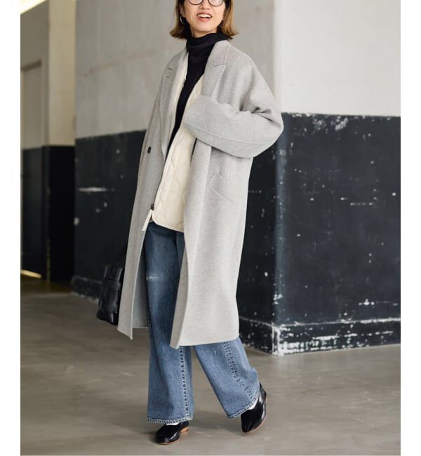 FRAMeWORK「TAION/タイオン MILITARY V NECK WZIPダウンベスト」|ダウン|