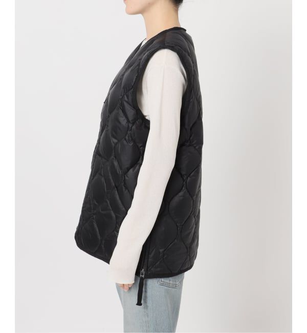 FRAMeWORK「TAION/タイオン MILITARY V NECK WZIPダウンベスト」|ダウン|
