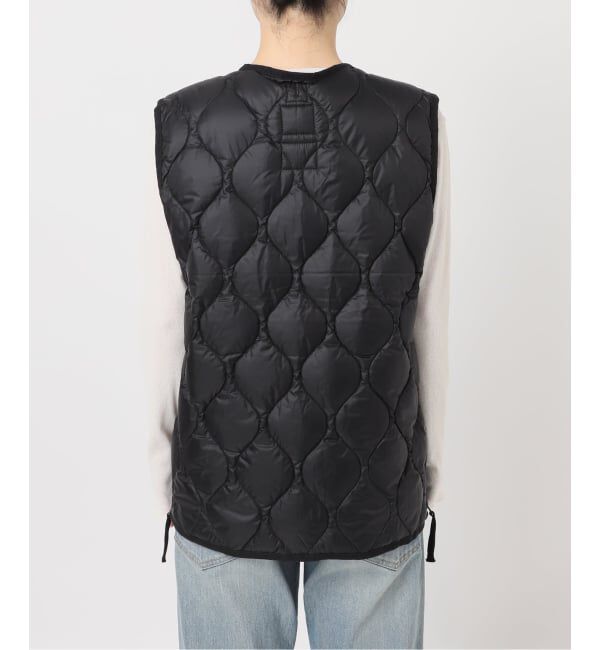 FRAMeWORK「TAION/タイオン MILITARY V NECK WZIPダウンベスト」|ダウン|
