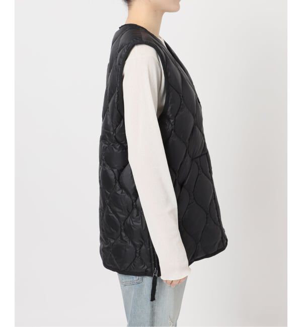 FRAMeWORK「TAION/タイオン MILITARY V NECK WZIPダウンベスト」|ダウン|