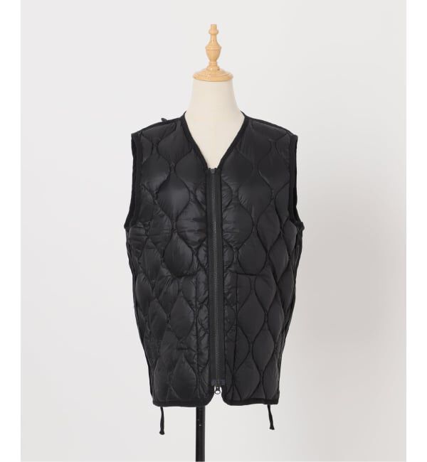 FRAMeWORK「TAION/タイオン MILITARY V NECK WZIPダウンベスト」|ダウン|