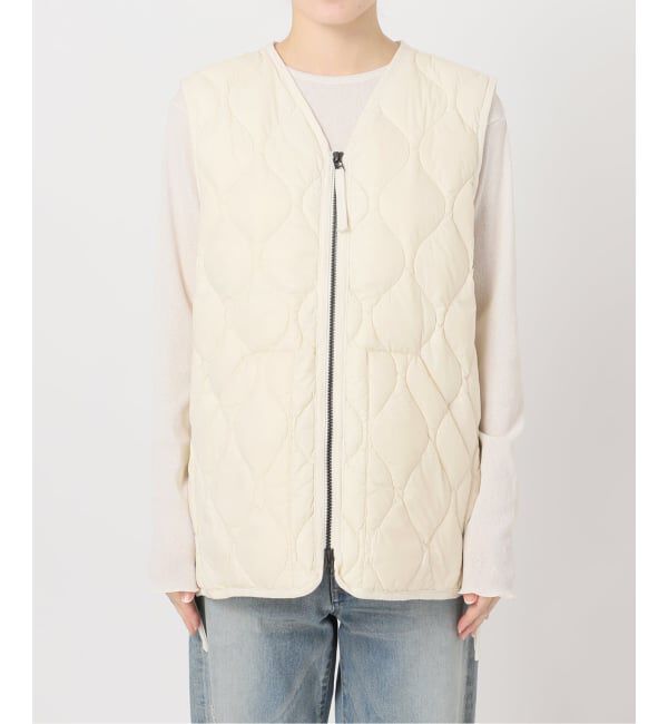 FRAMeWORK「TAION/タイオン MILITARY V NECK WZIPダウンベスト」|ダウン|