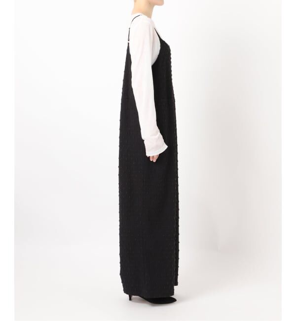 Spick and Span「《WEB限定》ドットジャガードサロペット」|オールインワン|