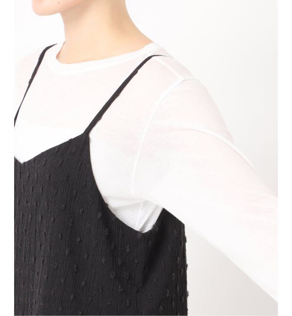 Spick and Span「《WEB限定》ドットジャガードサロペット」|オールインワン|