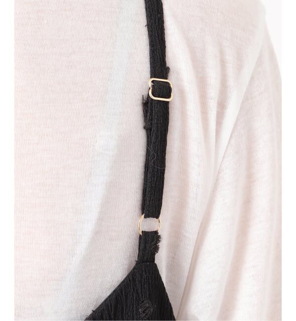 Spick and Span「《WEB限定》ドットジャガードサロペット」|オールインワン|