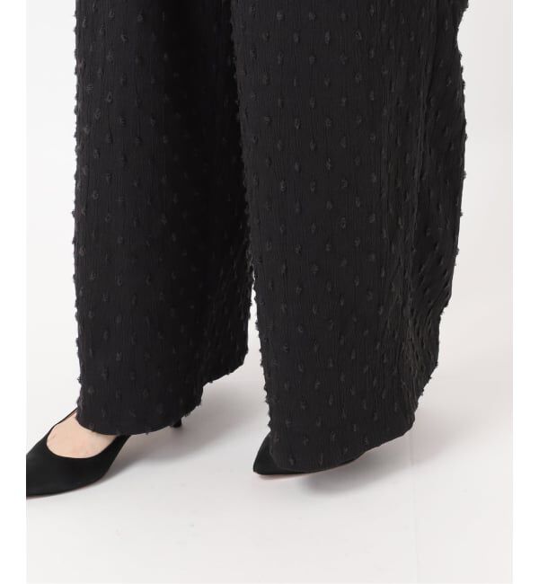 Spick and Span「《WEB限定》ドットジャガードサロペット」|オールインワン|