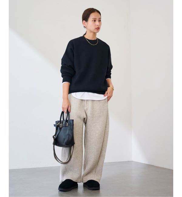 FRAMeWORK「SEEALL/シーオールTWISTED SWEAT PANTS」|スラックス|