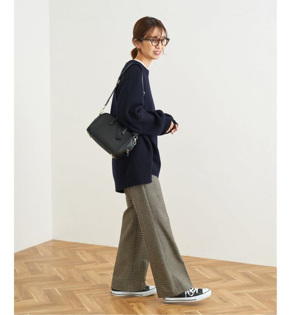 FRAMeWORK「≪WEB限定 / 追加≫両面起毛フレアーパンツ（チェック柄）」|スラックス|