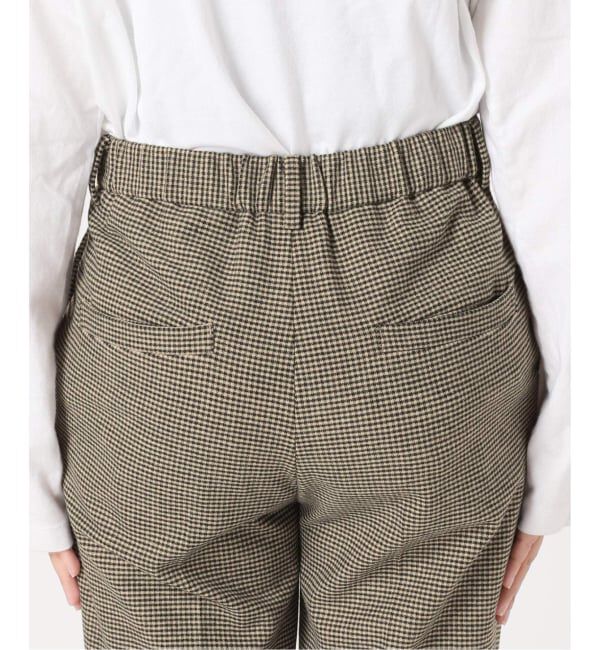 FRAMeWORK「≪WEB限定 / 追加≫両面起毛フレアーパンツ（チェック柄）」|スラックス|