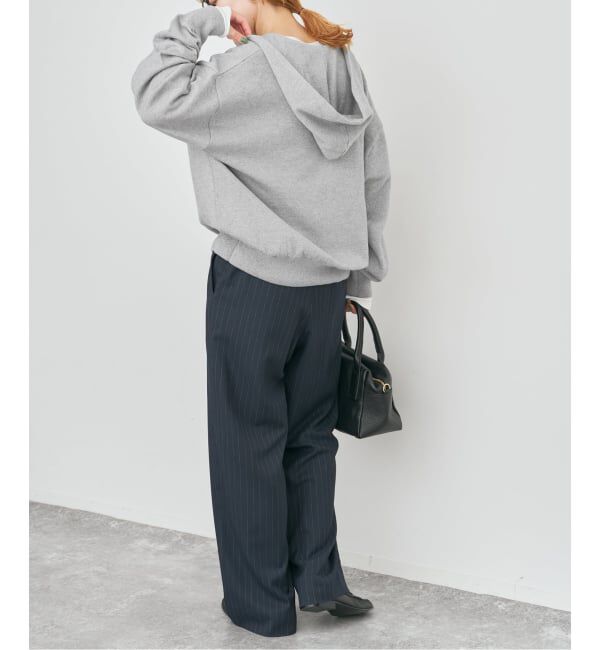 Spick and Span「コットンカシミヤフードニットプルオーバー」|ニット・セーター|