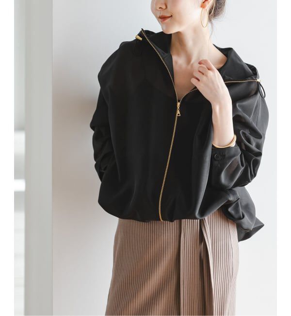 NOBLE「《WEB限定追加予約2》ミルキーシアーボリュームブルゾン」|その他|