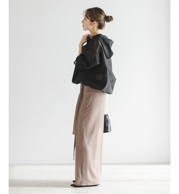 NOBLE「《WEB限定追加予約2》ミルキーシアーボリュームブルゾン」|その他|