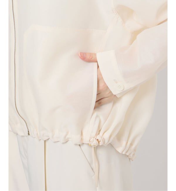 NOBLE「《WEB限定追加予約2》ミルキーシアーボリュームブルゾン」|その他|