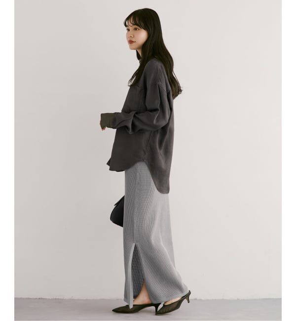 NOBLE「《セットアップ対応》メッシュニットスカート」|スカート|