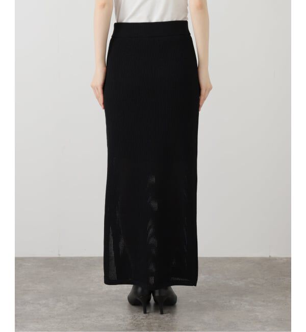 NOBLE「《セットアップ対応》メッシュニットスカート」|スカート|