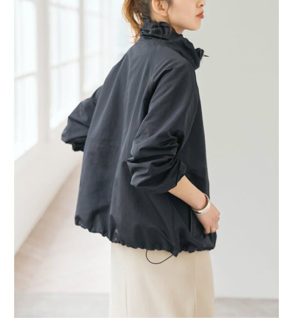 Spick and Span「シルキータフタスタンドカラーブルゾン」|その他|