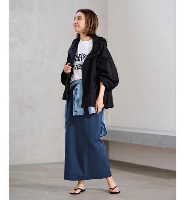 FRAMeWORK「≪追加≫リネンPLタッサーフードショートブルゾン」|ブルゾン・スタジャン|