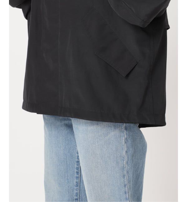 FRAMeWORK「≪追加≫リネンPLタッサーフードショートブルゾン」|ブルゾン・スタジャン|