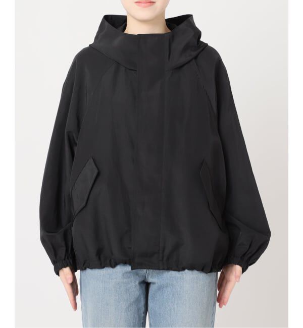 FRAMeWORK「≪追加≫リネンPLタッサーフードショートブルゾン」|ブルゾン・スタジャン|