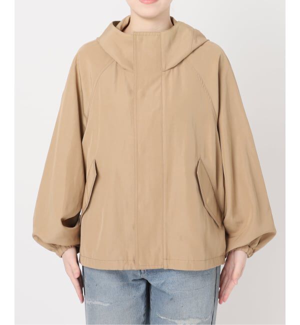 FRAMeWORK「≪追加≫リネンPLタッサーフードショートブルゾン」|ブルゾン・スタジャン|